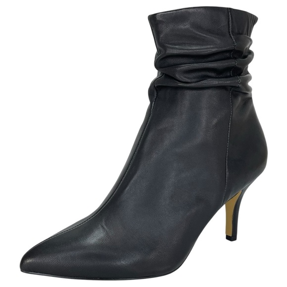 Bella Vita Danielle Black Leather Womens Booties Size 9M - Picture 3 of 13